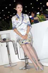 CATA大会海航轻熟空姐灰丝身材美腿绝