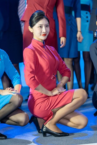 珠海航展端庄空姐