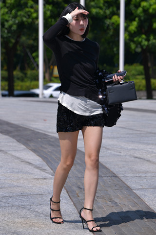 美腿凉高气质美女